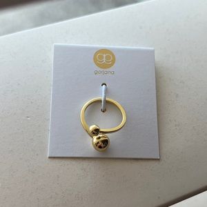 NWT Gorjana Gold Brooks ring Size 7
